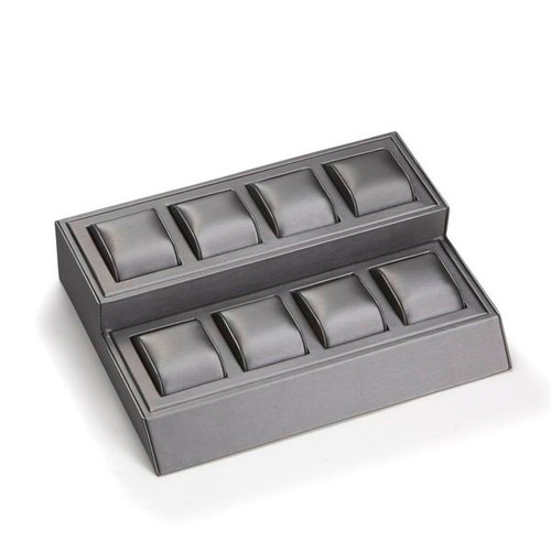 8 Watch Display Leatherette Display 12 1/2" x 9 1/2" x 2 3/4"